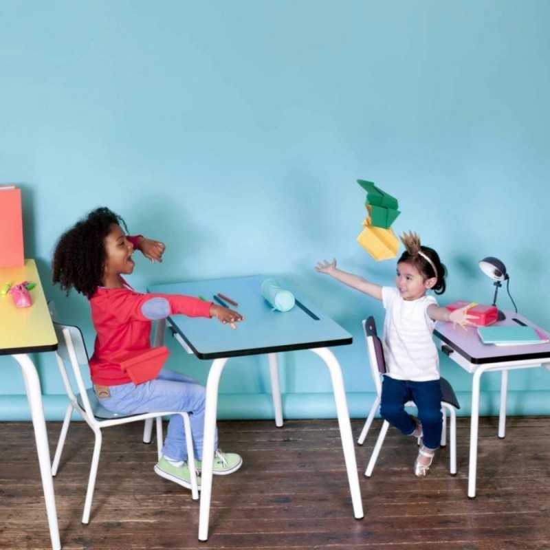 Les Gambettes Romy Elementary Desk Taupe (Pre-Order; Est. Delivery in 2-3 Months)