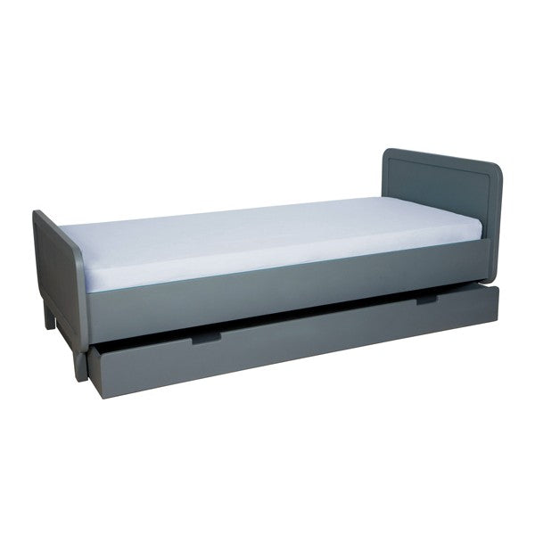 Laurette Tiroir lit rond Trundle Bed Taupe (Pre-Order; Est. Delivery in 3-4 Months)