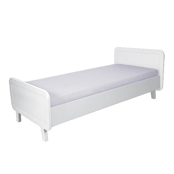 Laurette Lit rond 90 x 200cm Bed White (Pre-Order; Est. Delivery in 3-4 Months)