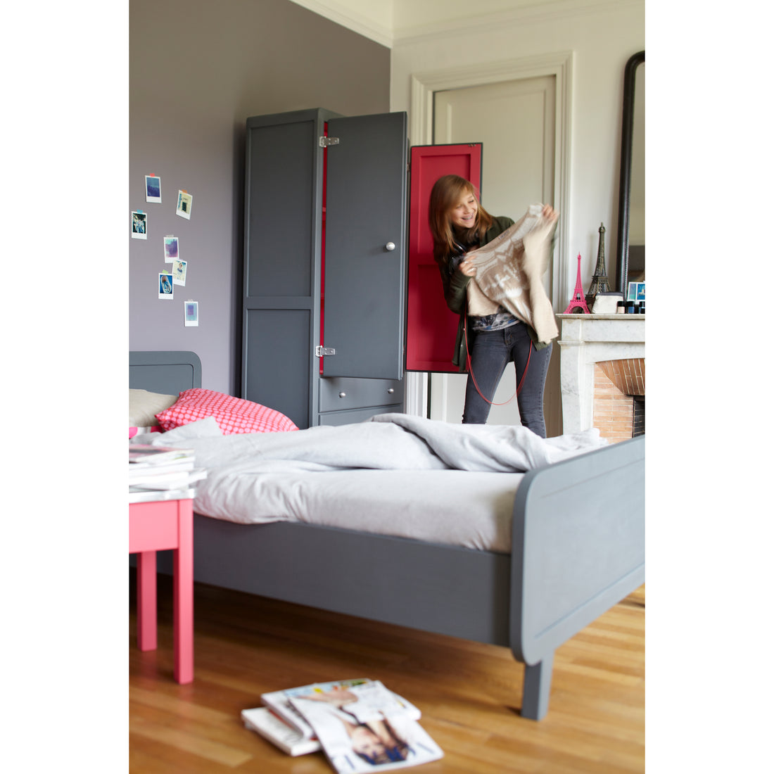 Laurette Aluminium Stool Purple (Pre-Order; Est. Delivery in 3-4 Months)