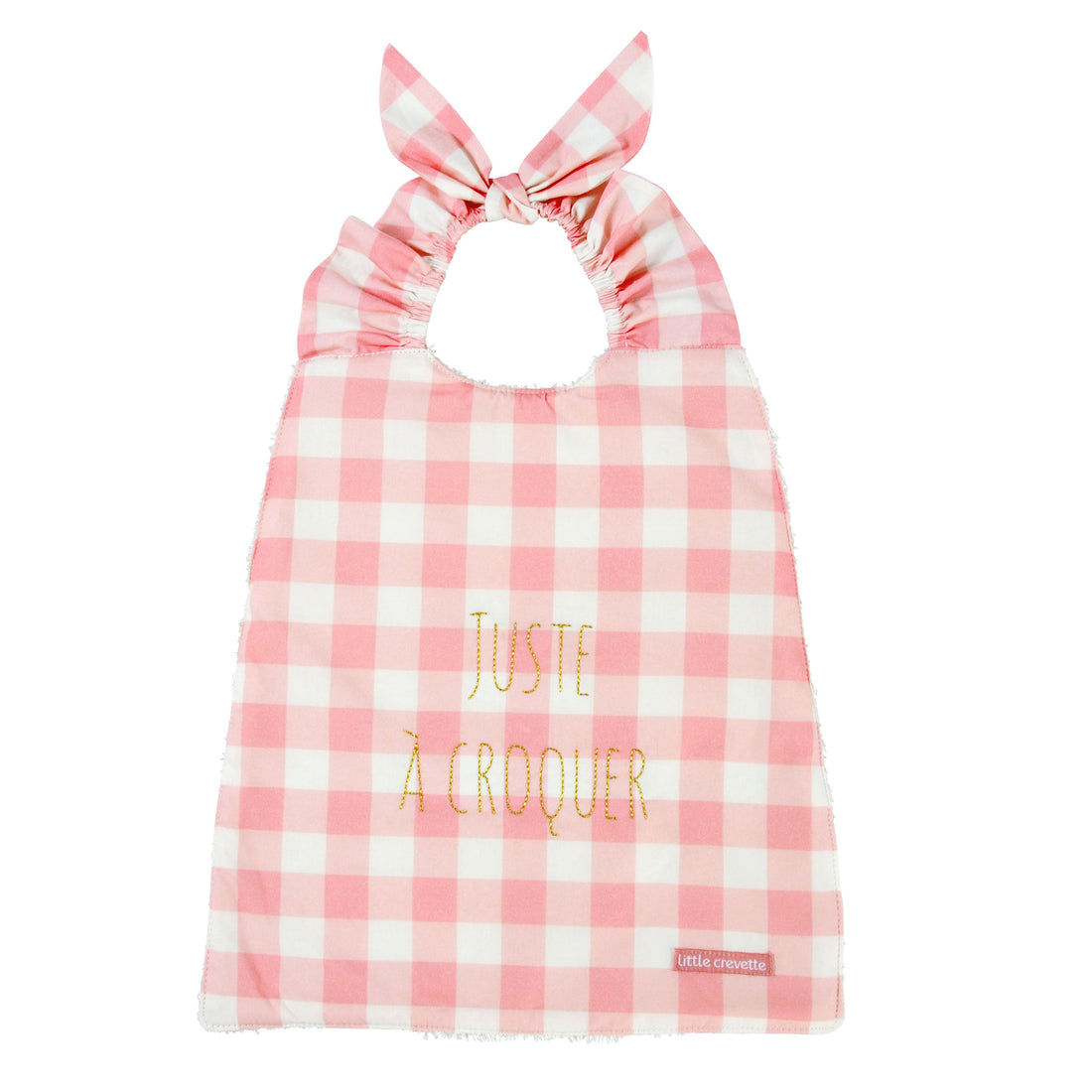 little-crevette-elasticated-bib-vichy-rose- (1)
