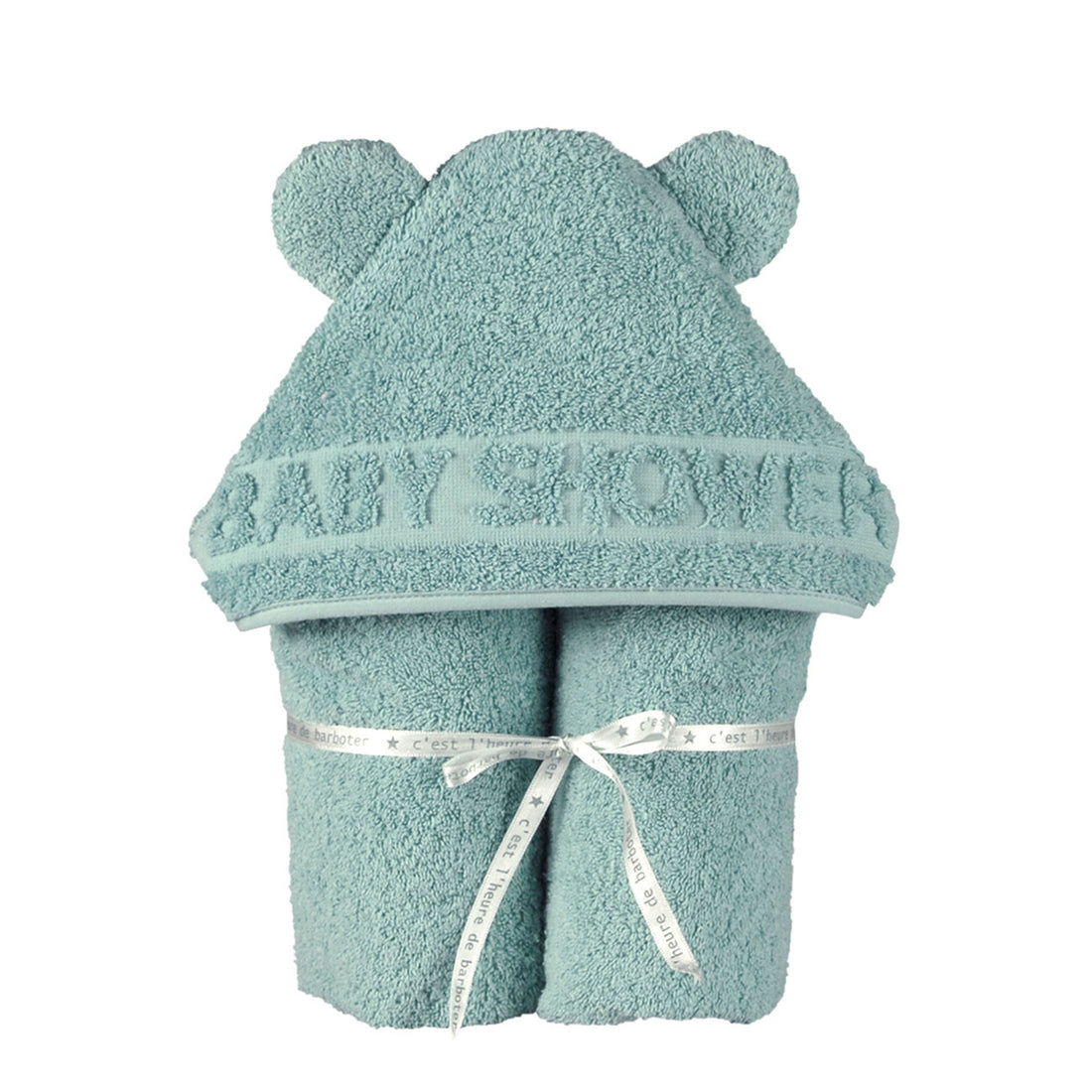 little-crevette-hooded-towel-babyshower-green- (1)