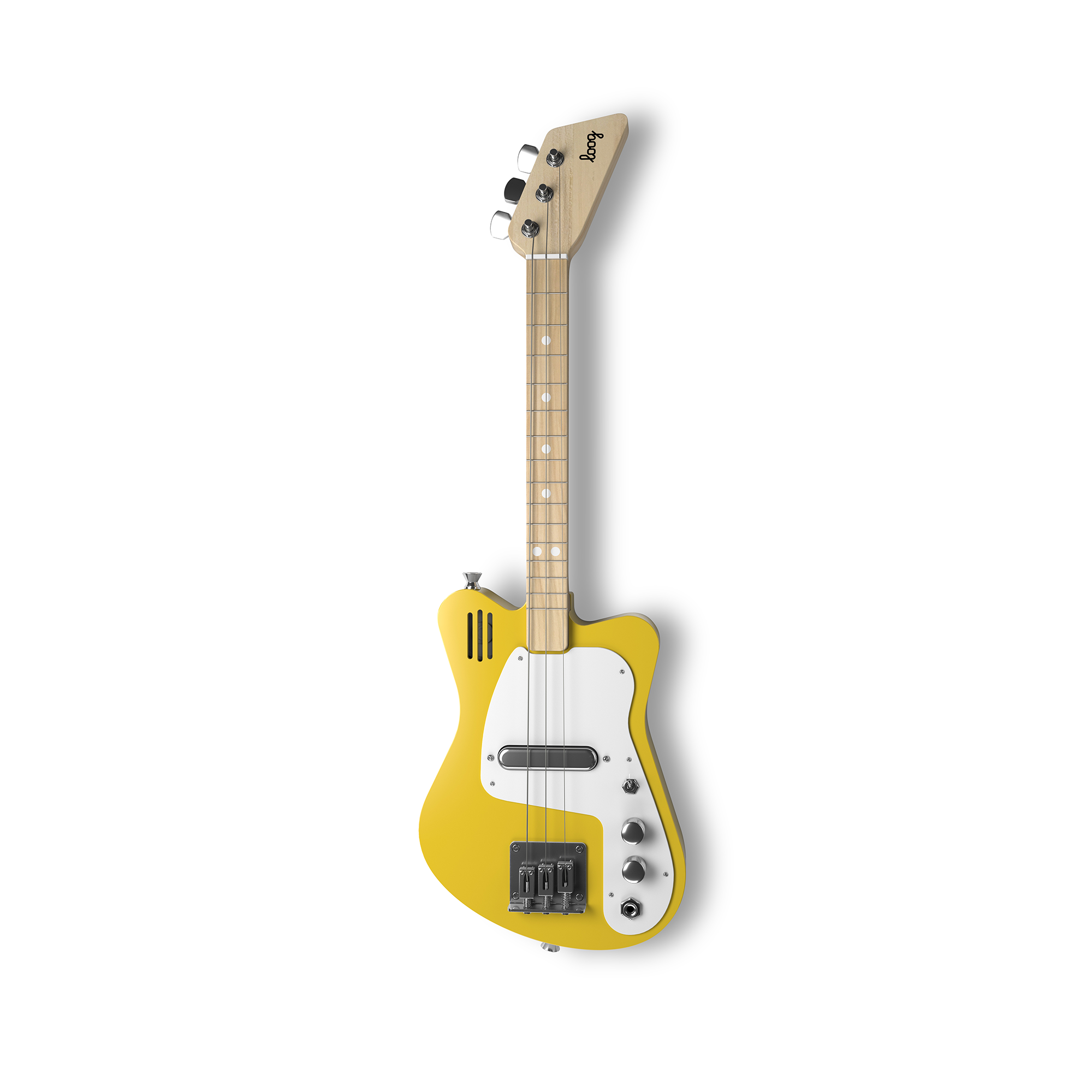 Loog Mini Electric Guitar With Built In Amp Yellow Petit Bazaar