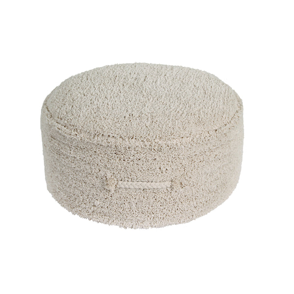 Lorena Canals Re-Edition Pyjama Party Chill Natural Machine Washable Pouffe