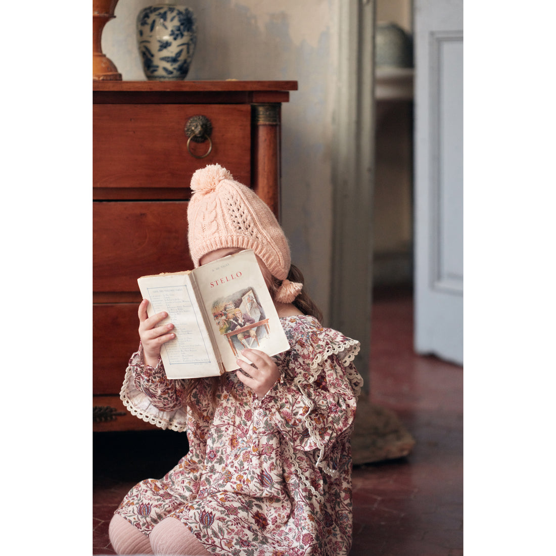 Louise Misha Dress Lara Cream Savage Garden – Petit Bazaar