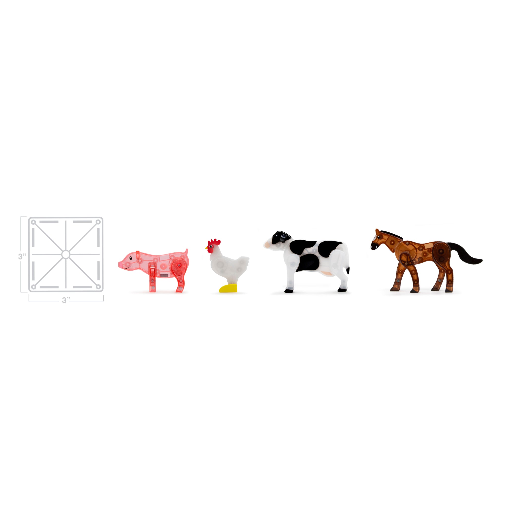 MAGNA-TILES Farm Animals 25-Piece Set – Petit Bazaar