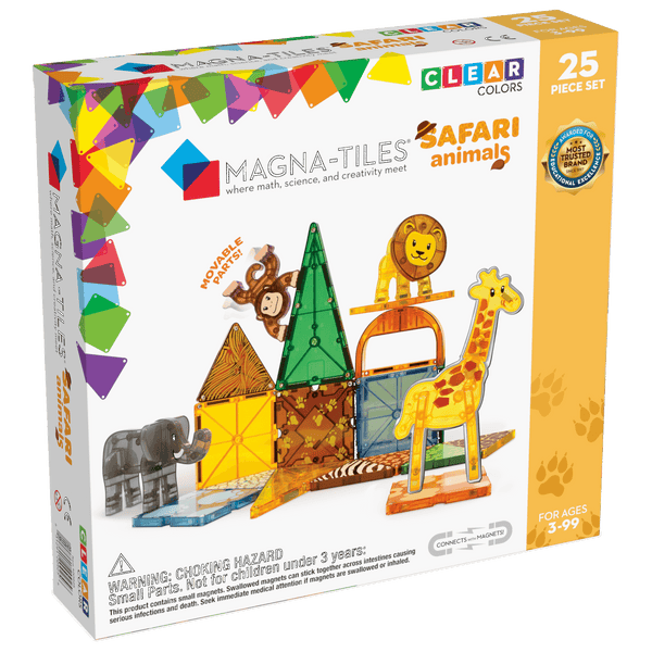 MAGNA-TILES 野生動物磁力片 25件套裝