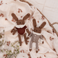 Main Sauvage Knit Toy - Bunny - Oat Jumpsuit