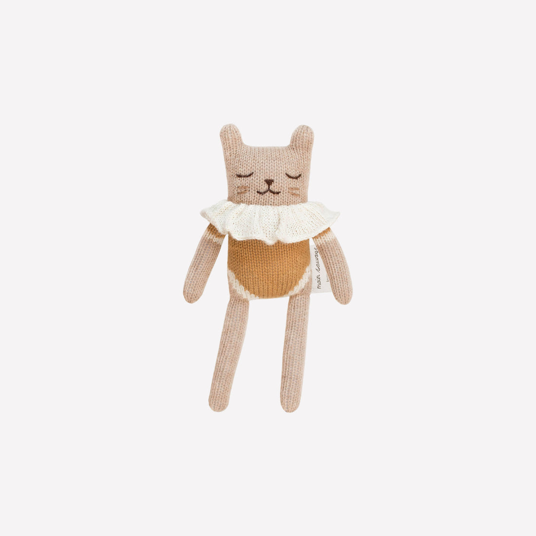 Main Sauvage Kitten Knit Toy - Ochre Bodysuit Main Sauvage Kitten Knit Toy - Ochre Bodysuit