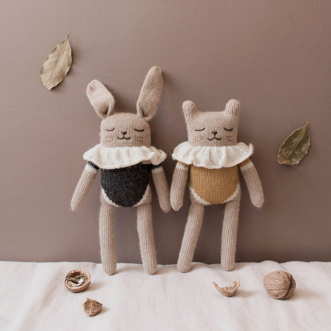 Main Sauvage Kitten Knit Toy - Ochre Bodysuit Main Sauvage Kitten Knit Toy - Ochre Bodysuit