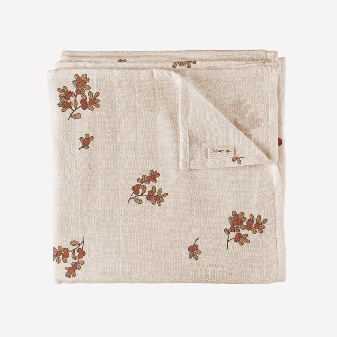 Main Sauvage Muslin Swaddle Blanket - Airelles