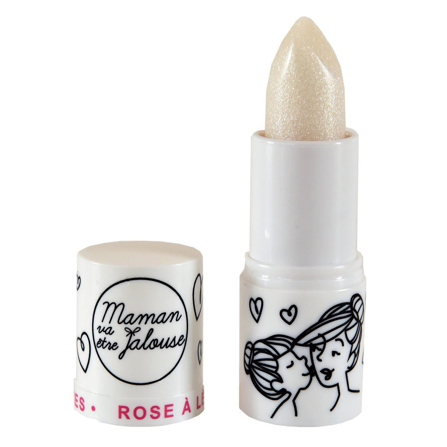 Maman va être Jalouse Gift Box Mon Petit Duo Rose Givre with Nail Polish & Lip Balm
