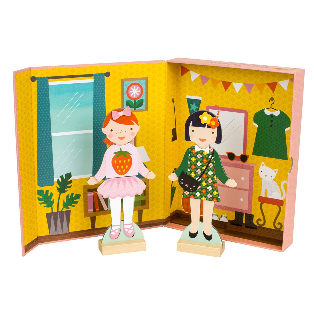 Petit Collage Magnetic Dress-Up - Best Friends