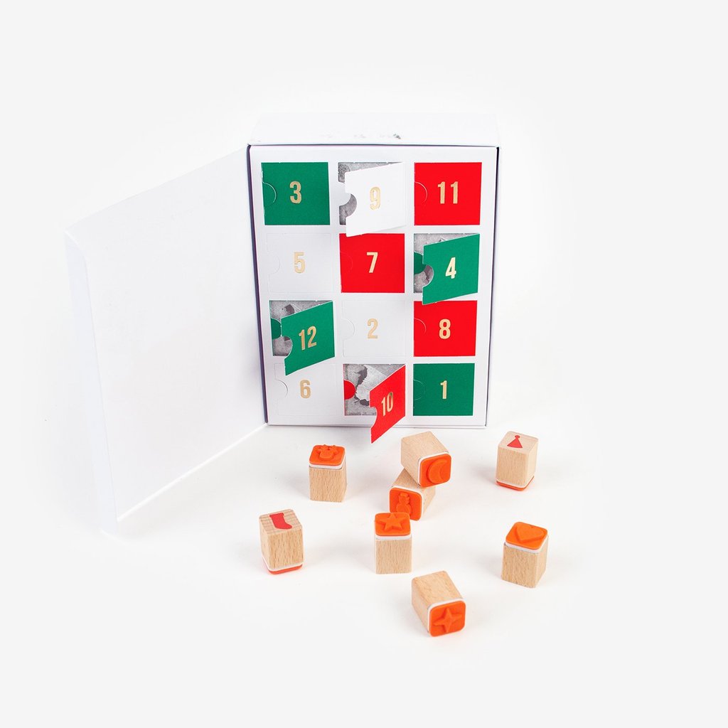 Meri Meri Festive Ink Stamp Advent Calendar