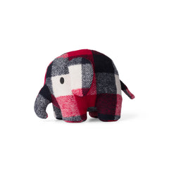 Miffy Elephant Check Red / Blue - 23 cm