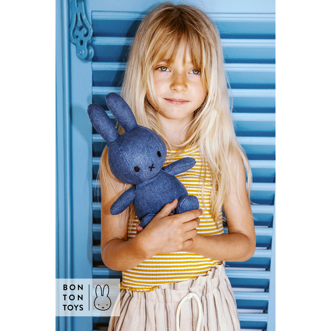 Miffy Sitting Mid Wash Denim - 33cm – Petit Bazaar