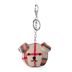 Miffy Snuffy Bag Hanger Checkered Red / Cream - 10 cm
