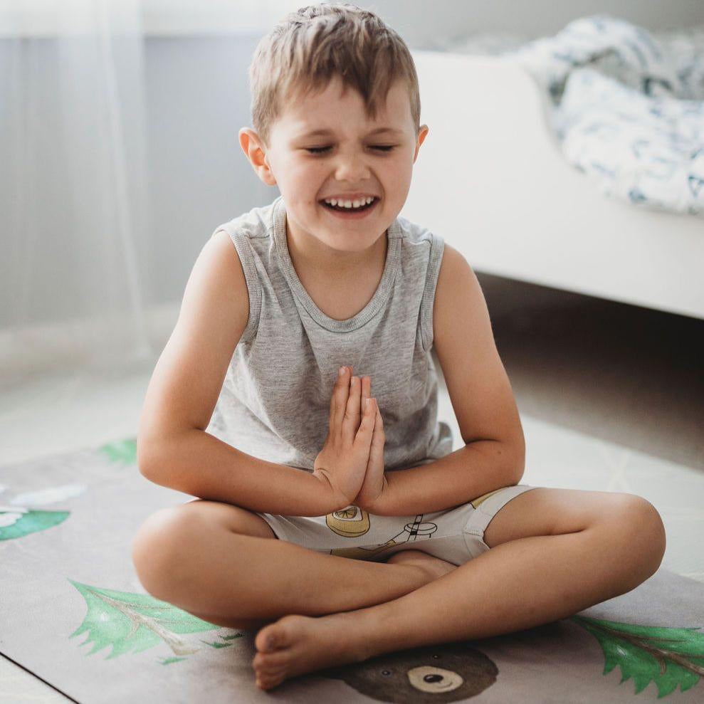 Mindful & Co Kids Luxe Kids Yoga Mats Nature – Petit Bazaar