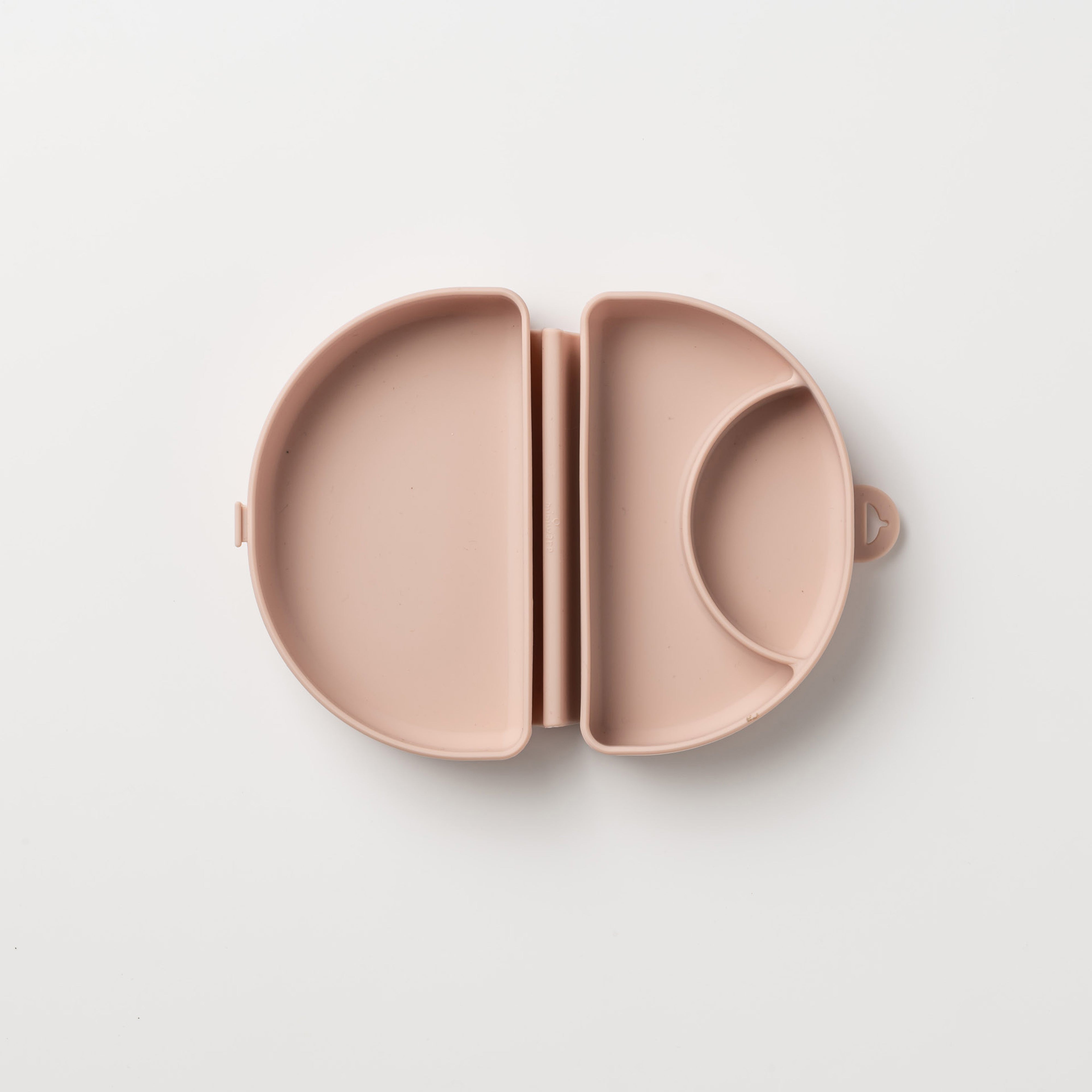 Miniware SiliFold 摺疊矽膠合掌包餐盒 - Pink Salt