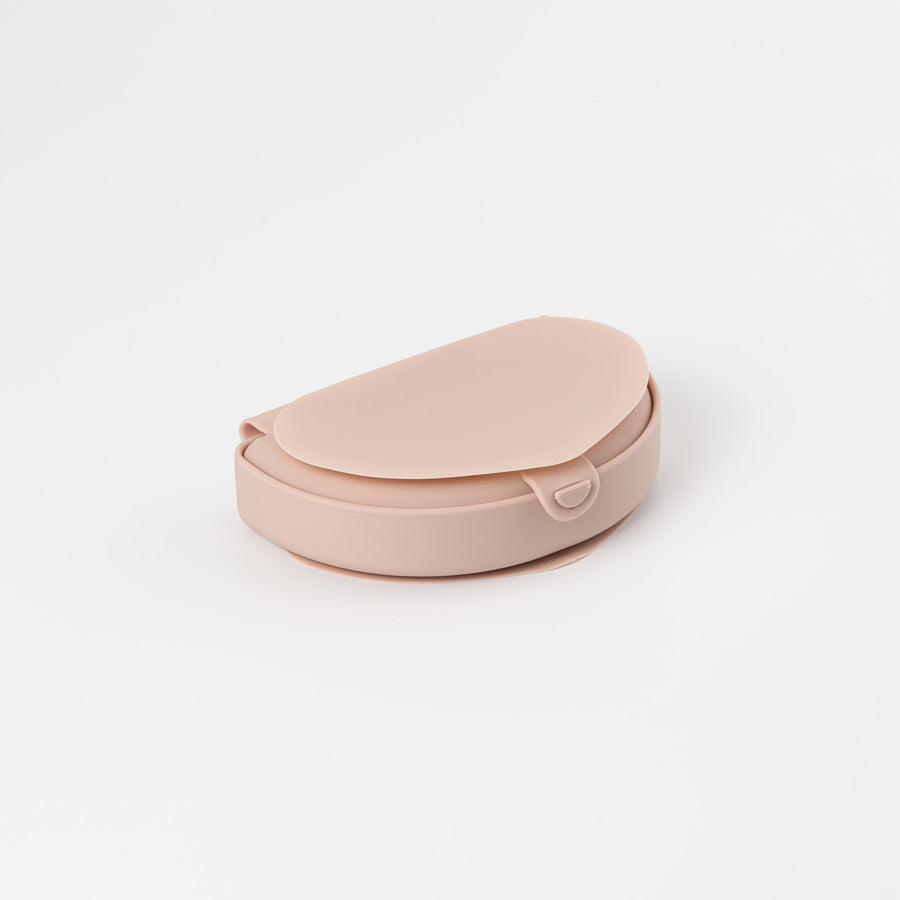 Miniware Silifold Folding Silicone Lunch Box - Pink Salt