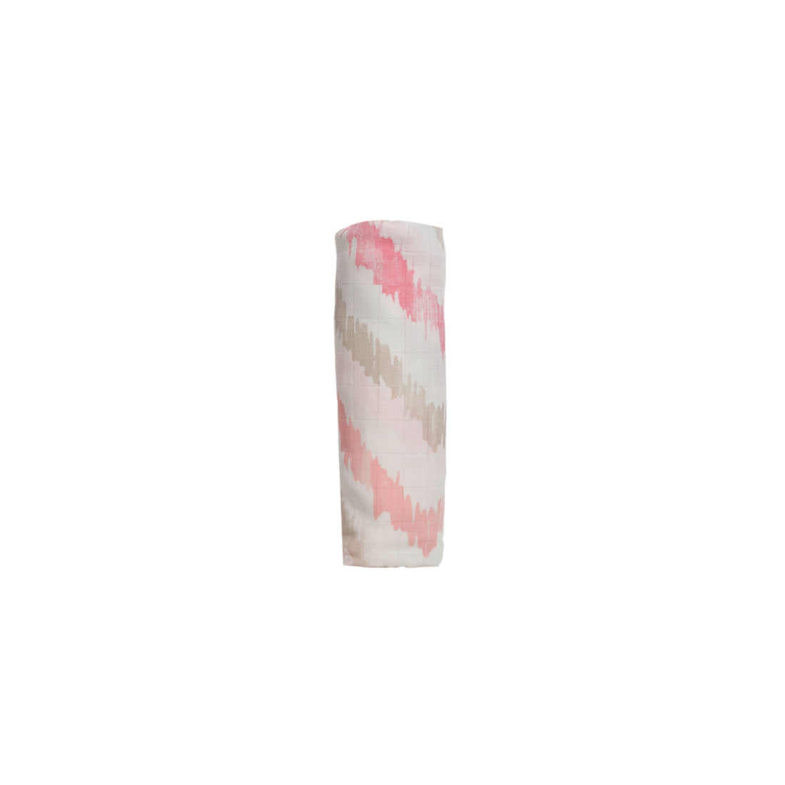 Momeasy Bamboo Swaddling Blanket (Single Pack) - 100x120cm - Pink Chevron