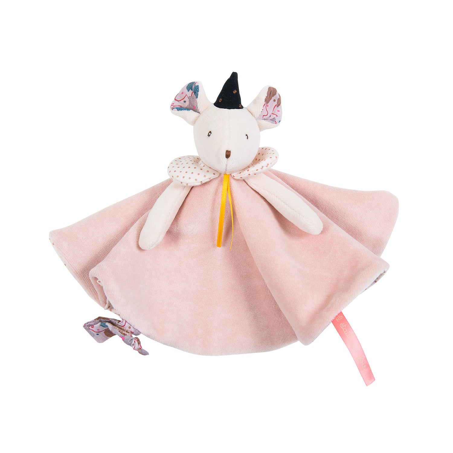 moulin-roty-il-etait-une-fois-round-doudou-pink-mouse-28cm-1