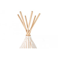 nobodinoz Arizona Tipi Taupe Stripes/Natural