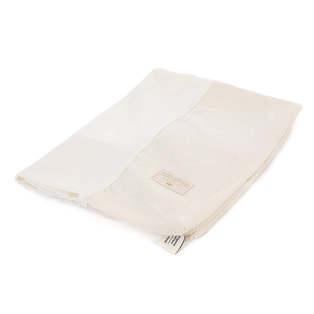 nobodinoz Calma Honeycomb Changing Cover Natural with Changing Mat White (0106120)