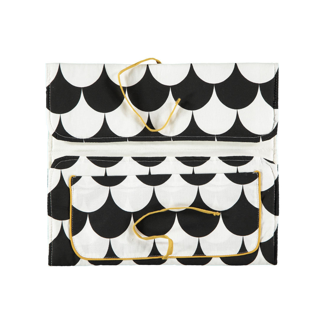 nobodinoz Changing Pad Black Scales- (1)