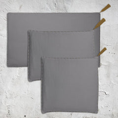 Numero 74 Cushion Cover Plain With Padding Cushion Stone Grey