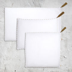 Numero 74 Cushion Cover Plain With Padding Cushion White