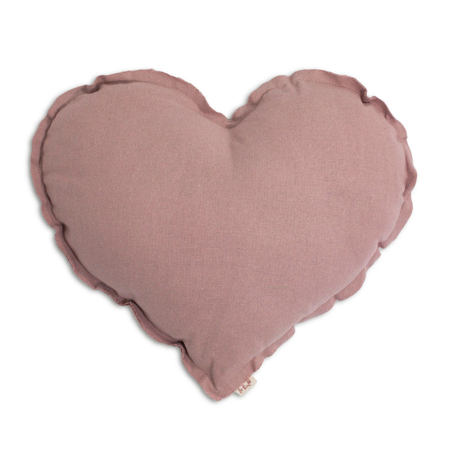 numero 74 organic cotton heart cushion dusty pink no74-0062634- (2)
