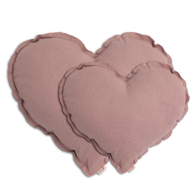 numero 74 organic cotton heart cushion dusty pink no74-0062634- (1)