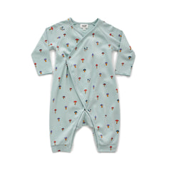 Oeuf Kimono Jumper Sky Grey Mushroom