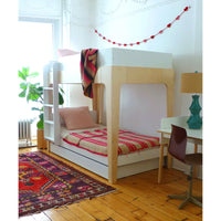 Oeuf Perch Trundle Bed with Vertical Ladder