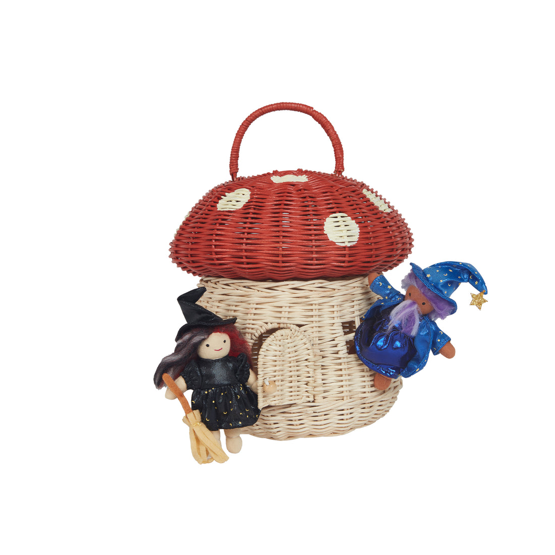 olli-ella-rattan-mushroom-basket-red-olel-ktoy-msh-re-o