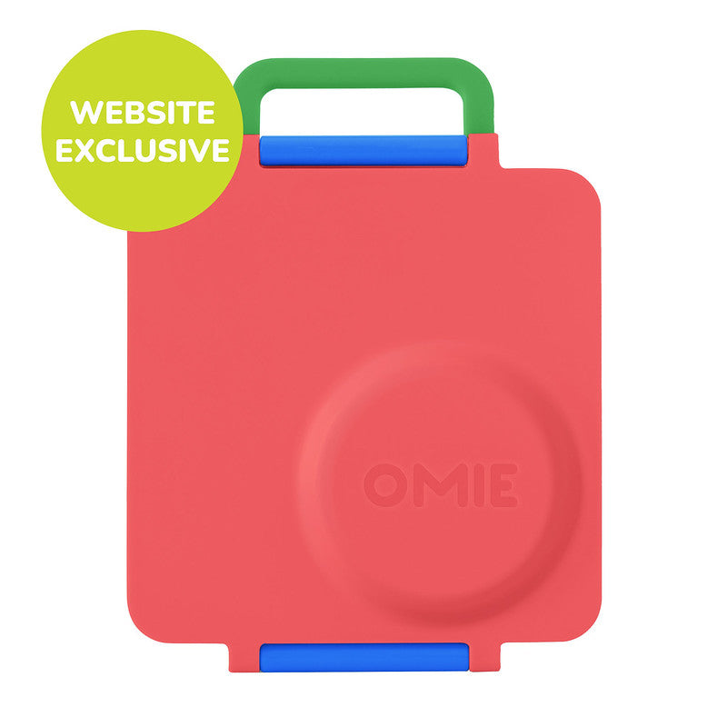 OmieBox Insulated Hot & Cold Bento Box V2 - Scooter Red