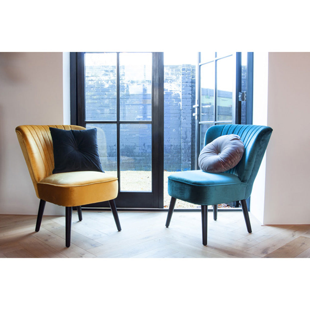 present-time-cushion-luxurious-round-velvet-grey- (3)