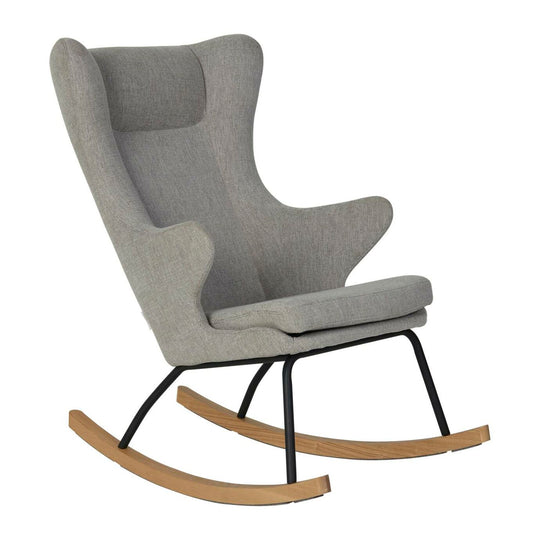 Quax Adult Rocking Chair De Luxe - Sand Grey