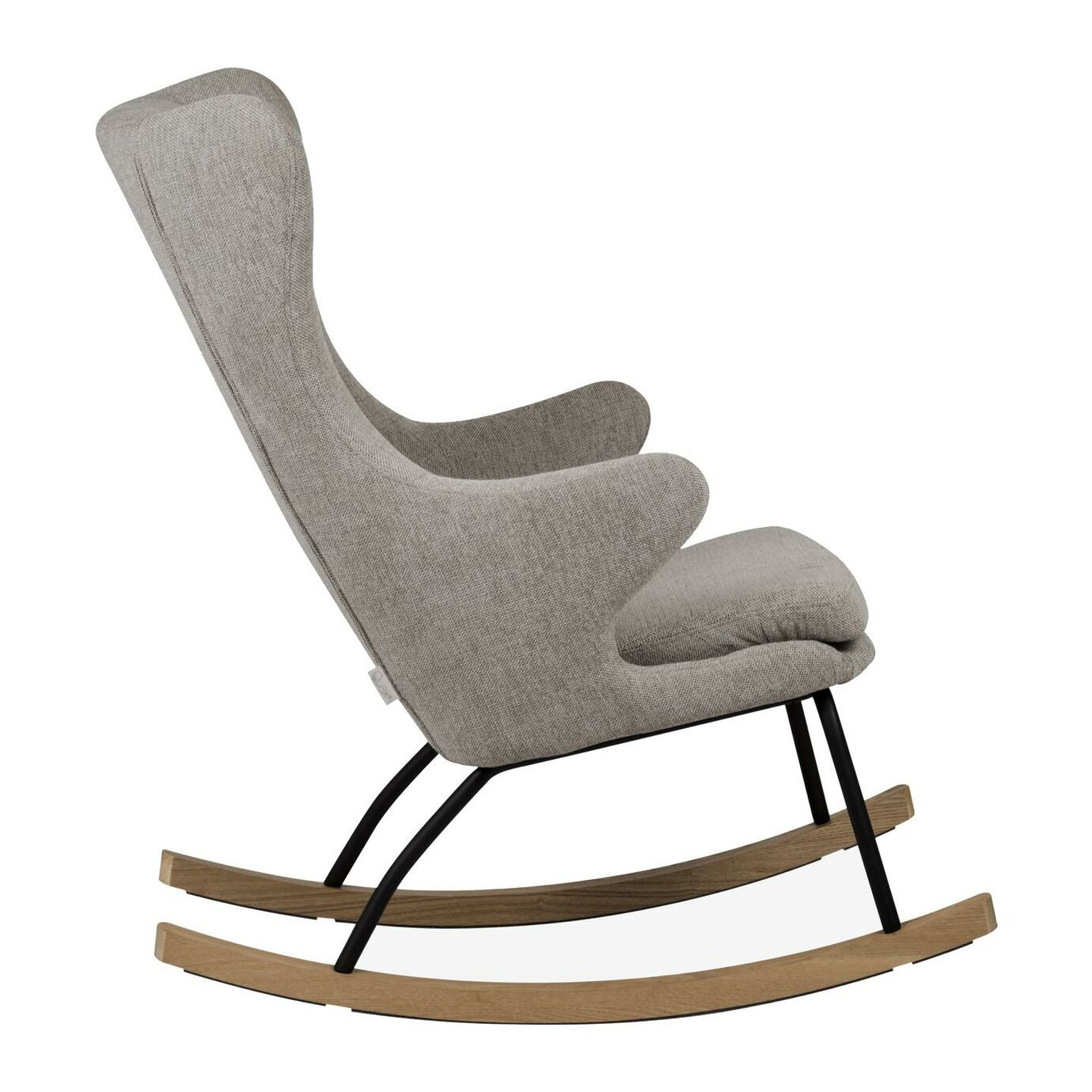 Quax Adult Rocking Chair De Luxe - Sand Grey