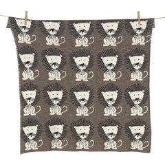 Quax Knitted Blanket - Lion - 80x100cm
