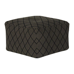 Quax Tricot Hocker Pouffe 55x55x35cm - Taupe