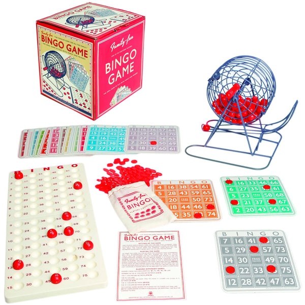 Rex International 24977 Jeu Bingo Rex International - Set Familial 18 Joueurs Avec Boules Et