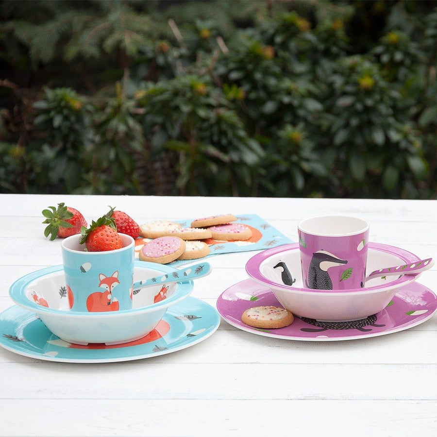 Rex Melamine Rusty the Fox Plate