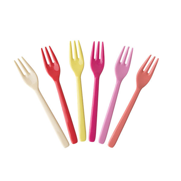 rice-dk-6-melamine-cake-forks-in-assorted-sunny-colors-01