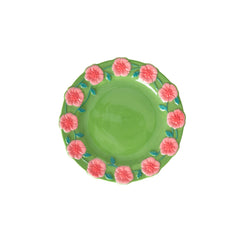 rice-dk-ceramic-cake-plate-with-embossed-flower-design-green-rice-cecpl-emgr-