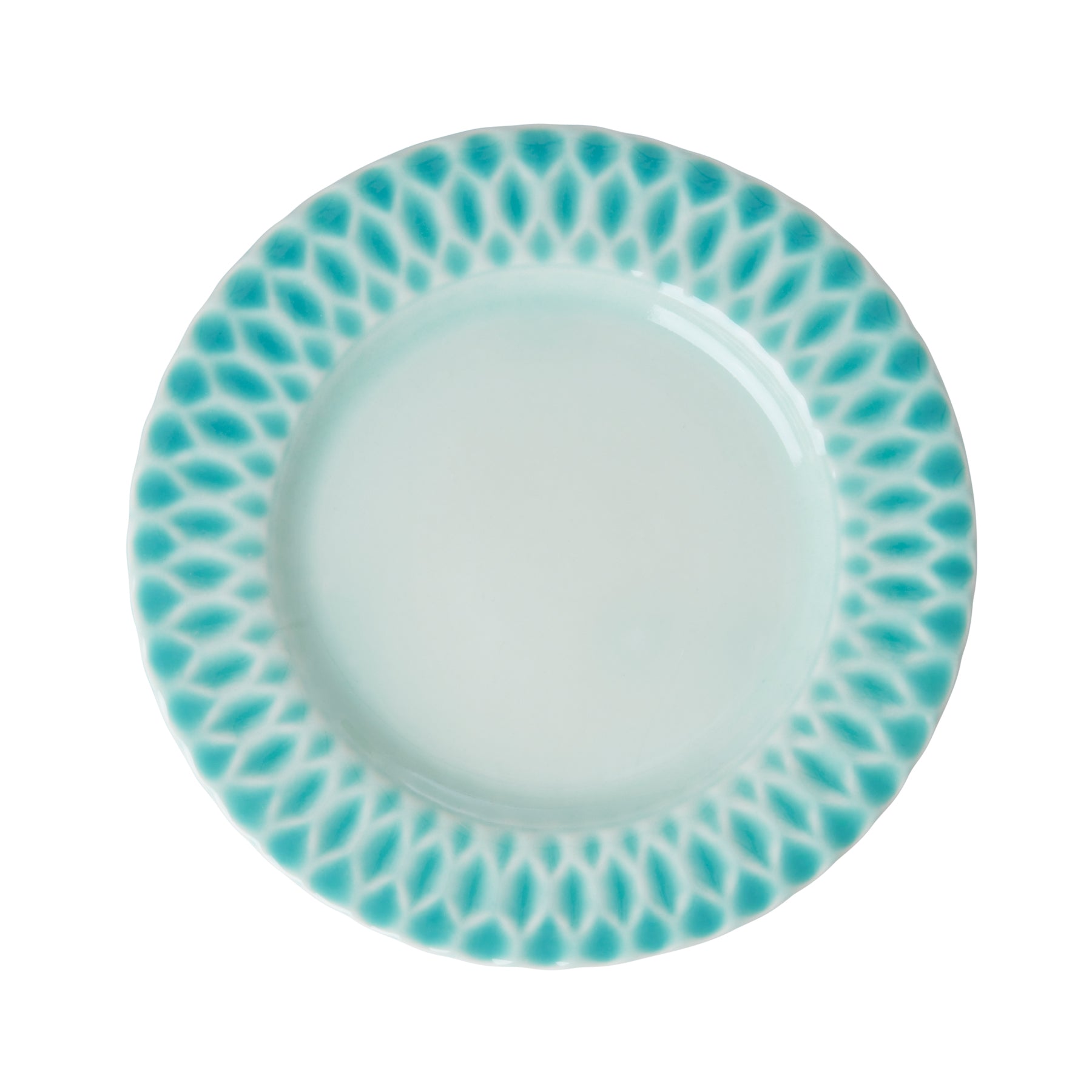 rice-dk-ceramic-lunch-plate-in-aqua-rice-celpl-aq-