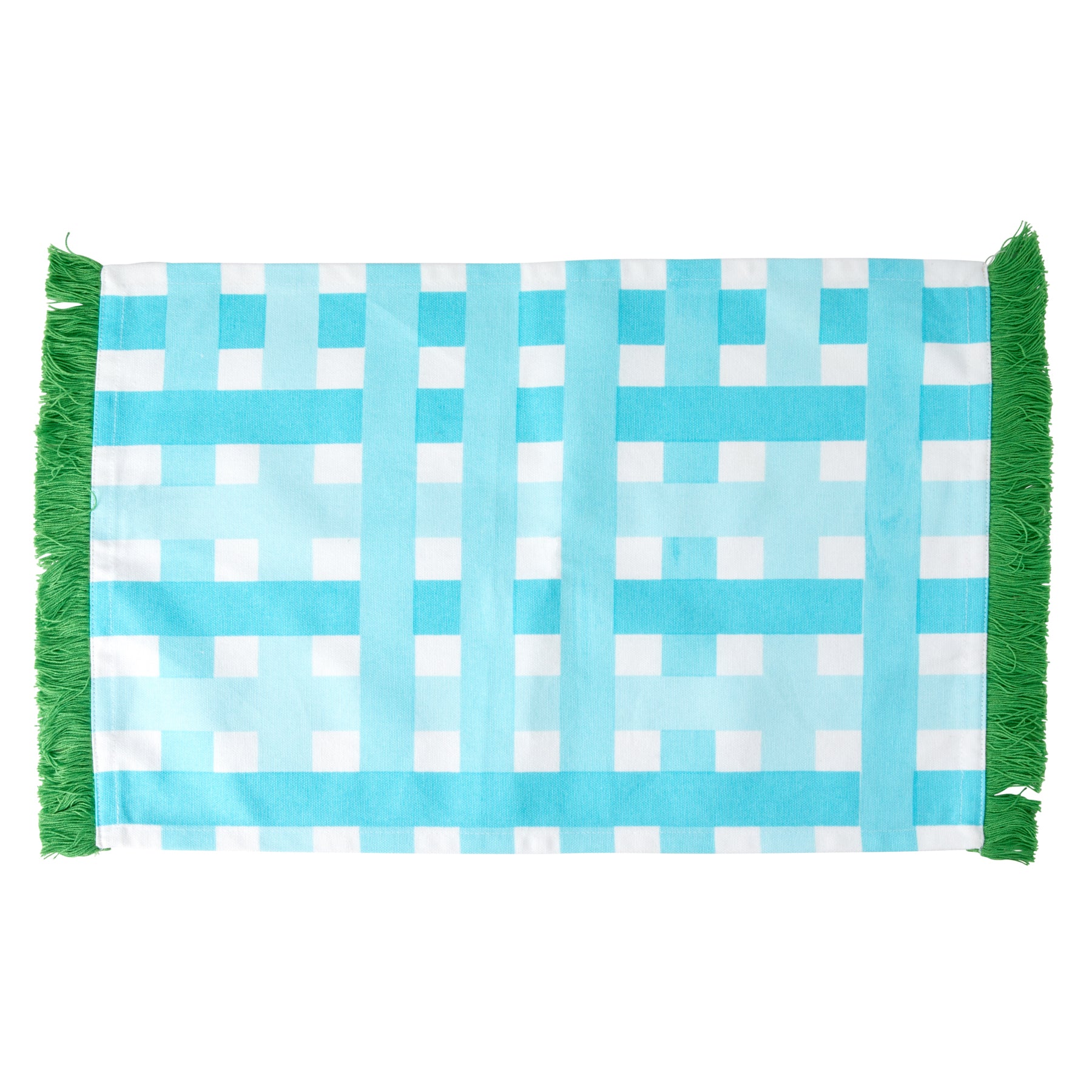 rice-dk-cotton-placemat-with-artic-blue-check-pattern-and-green-tassels-rice-plmat-chab-