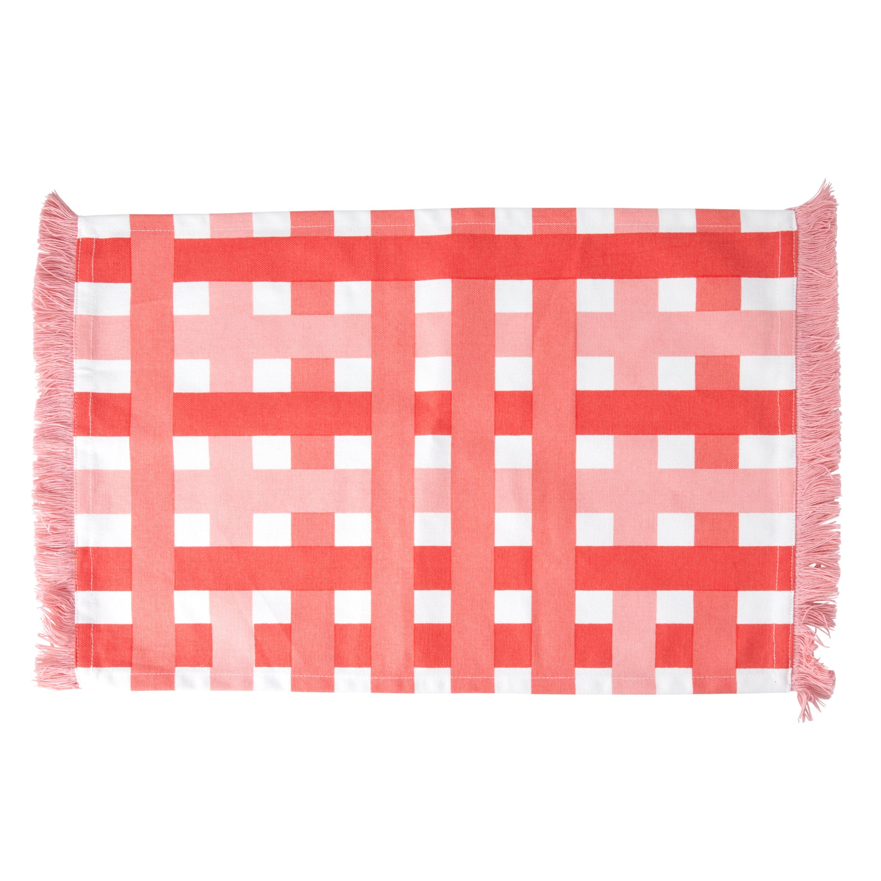 rice-dk-cotton-placemat-with-red-check-pattern-and-pink-tassels-rice-plmat-chr-