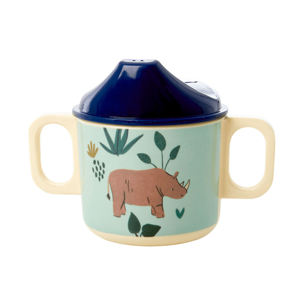 rice-dk-melamine-2-handle-baby-cup-with-blue-jungle-animals-print-rice-babcu-2hjungb-01